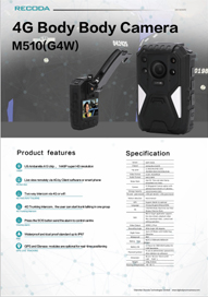 M510 1440P 4G badan dipakai kamera